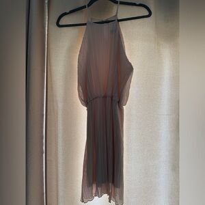 Light pink mini dress